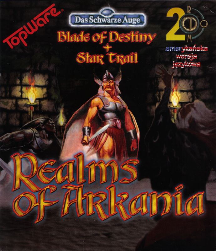 Front Cover for Realms of Arkania: Blade of Destiny + Star Trail (DOS)