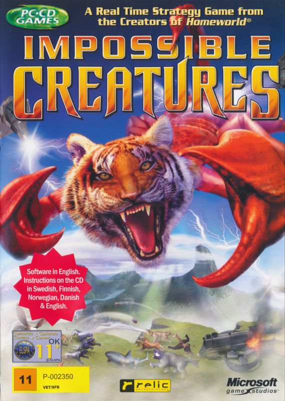 Front Cover for Impossible Creatures (Windows)