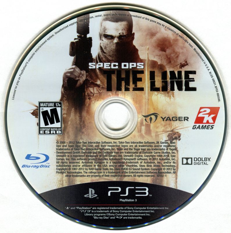 Media for Spec Ops: The Line (PlayStation 3)