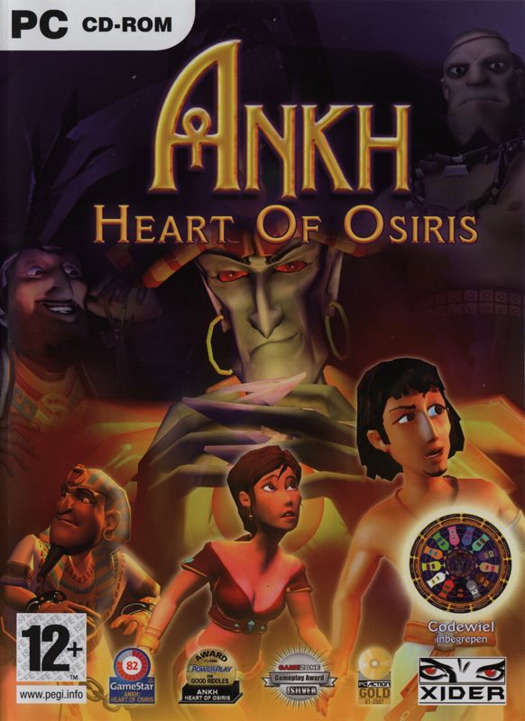Front Cover for Ankh: Heart of Osiris (Windows)