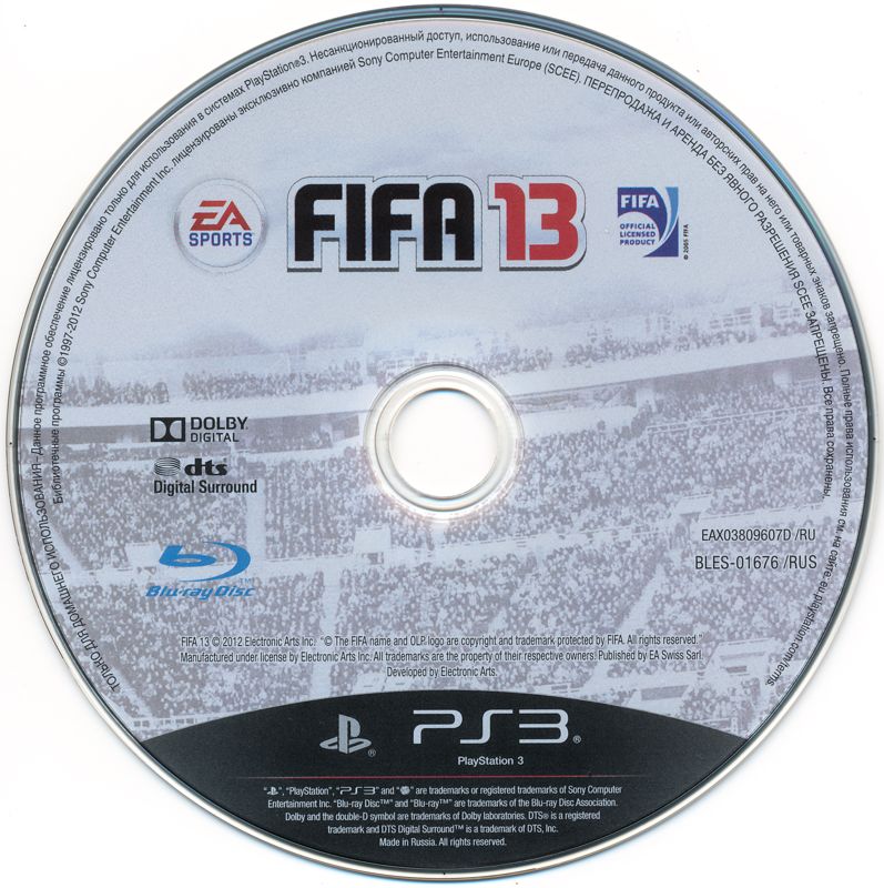 Media for FIFA Soccer 13 (PlayStation 3)