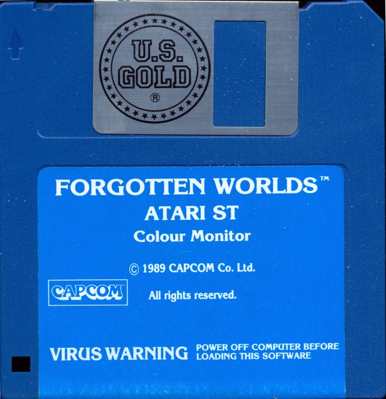 Media for Forgotten Worlds (Atari ST): Disk 1 of 2