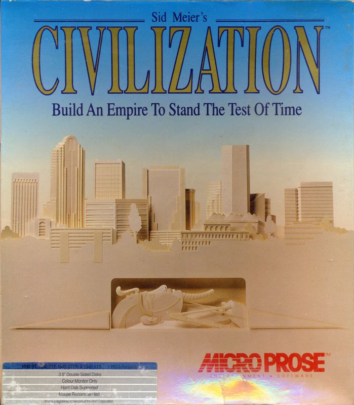 Front Cover for Sid Meier's Civilization (Atari ST)