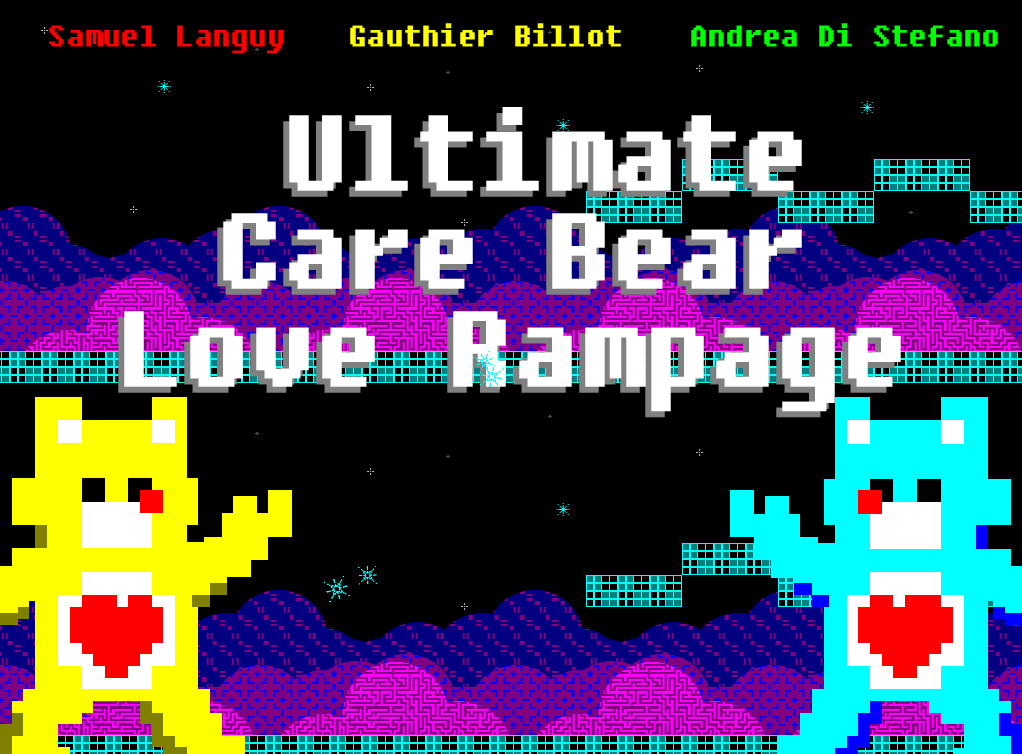 Front Cover for Ultimate Care Bear Love Rampage (Linux and Windows)