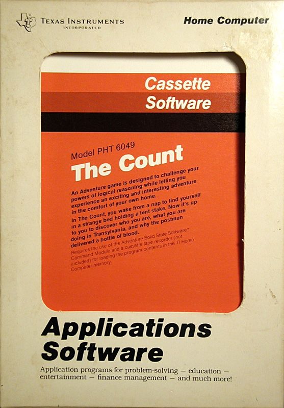 Front Cover for The Count (TI-99/4A)