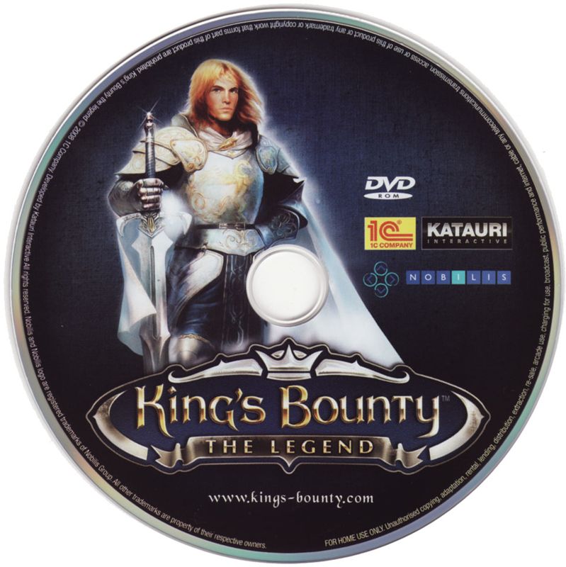Media for King's Bounty: The Legend (Windows): Game Disc