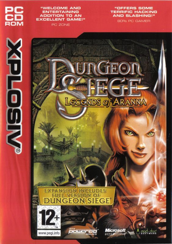 Front Cover for Dungeon Siege: Legends of Aranna (Windows) (Xplosiv release)