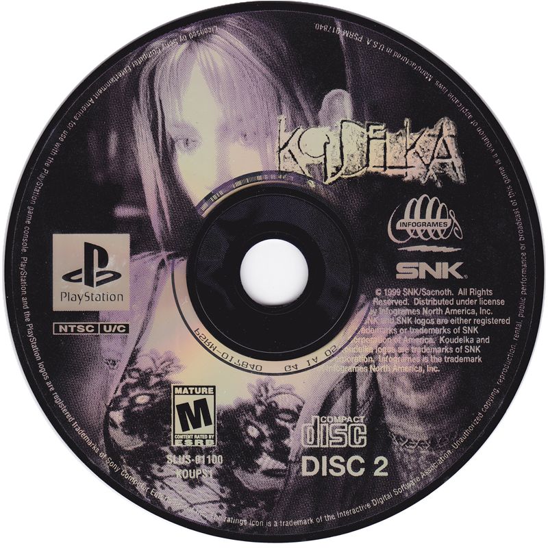 Media for Koudelka (PlayStation): Disc 2