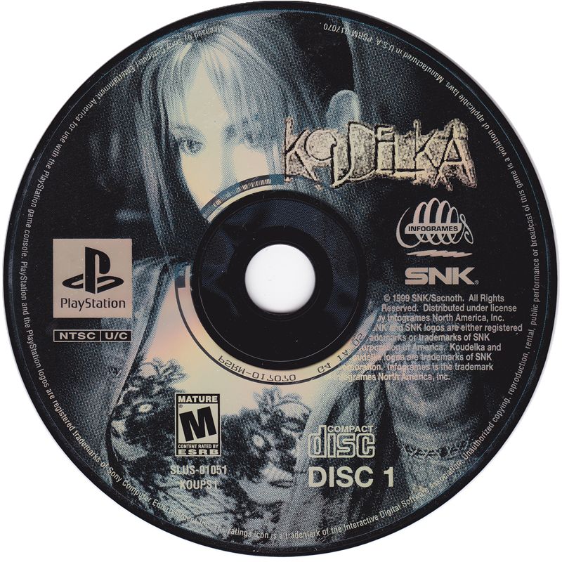 Media for Koudelka (PlayStation): Disc 1