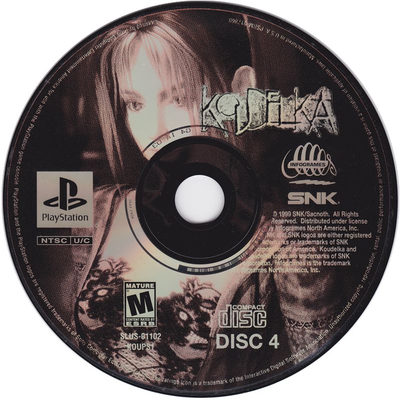 Media for Koudelka (PlayStation): Disc 4