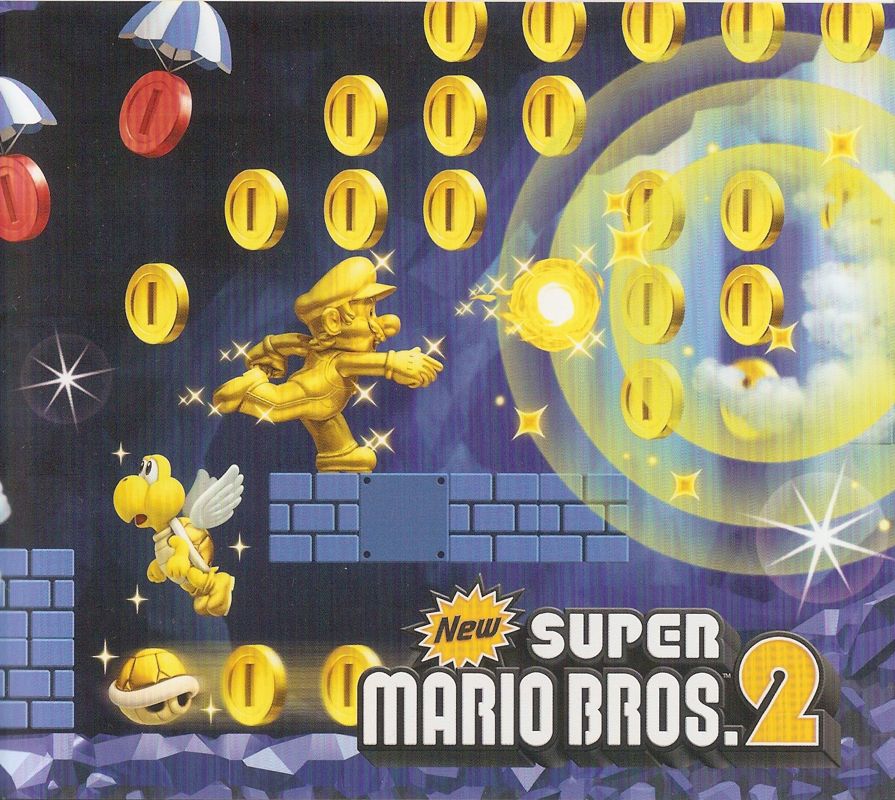 Inside Cover for New Super Mario Bros. 2 (Nintendo 3DS): Right