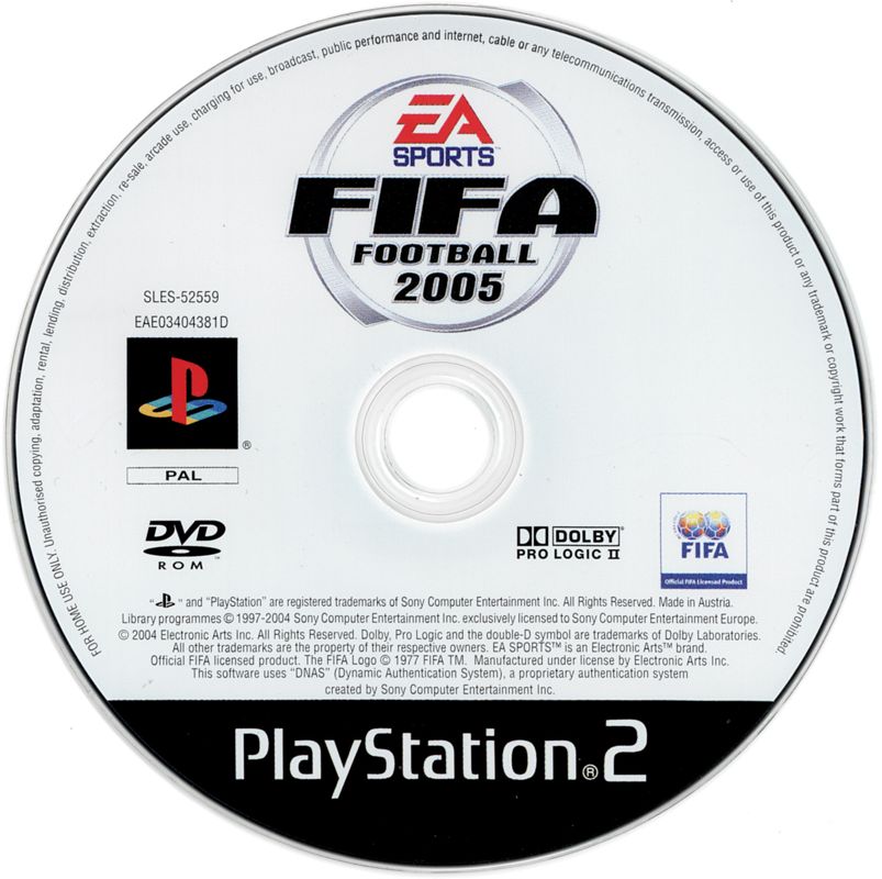 Media for FIFA Soccer 2005 (PlayStation 2)