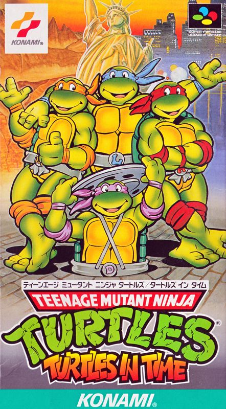 Front Cover for Teenage Mutant Ninja Turtles: Turtles in Time (SNES)