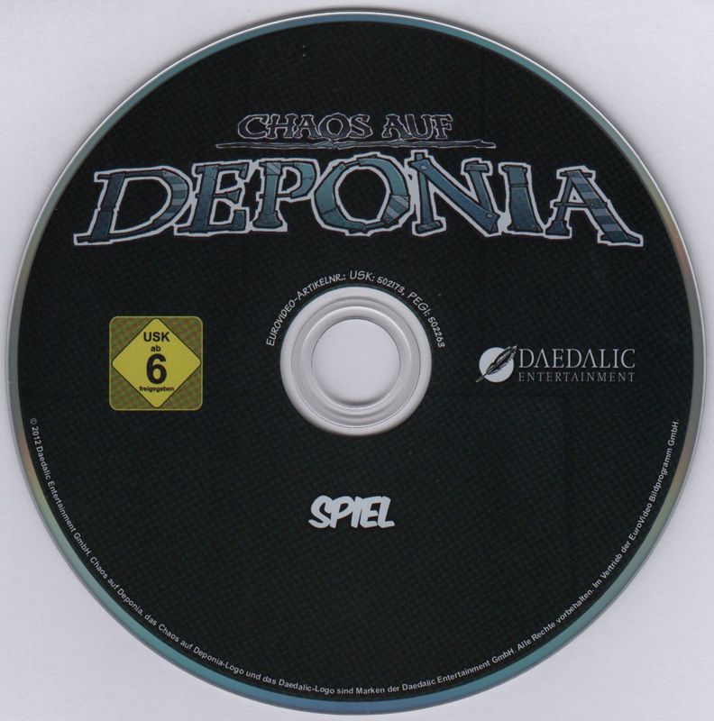 Media for Chaos auf Deponia (Limitierte Auflage) (Macintosh and Windows): Game Disc