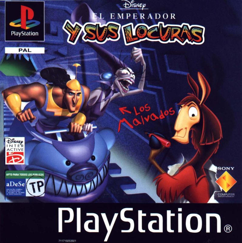 Front Cover for Disney's The Emperor's New Groove (PlayStation)