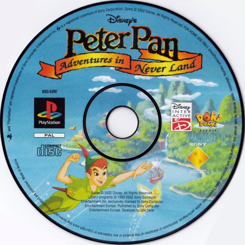 Media for Peter Pan in Disney's Return to Never Land (PlayStation)