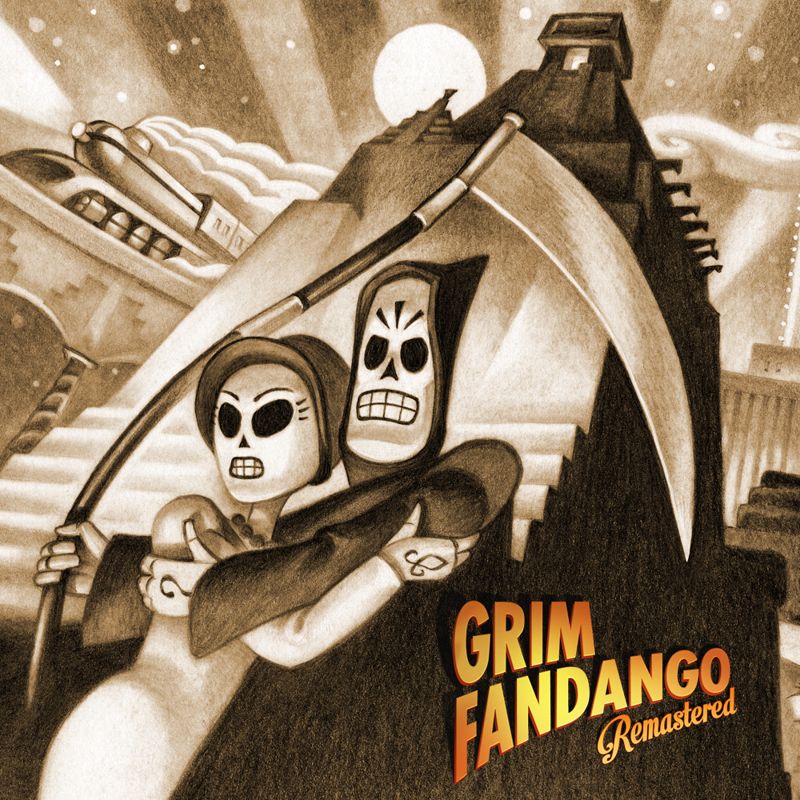 Front Cover for Grim Fandango: Remastered (Nintendo Switch) (download release)