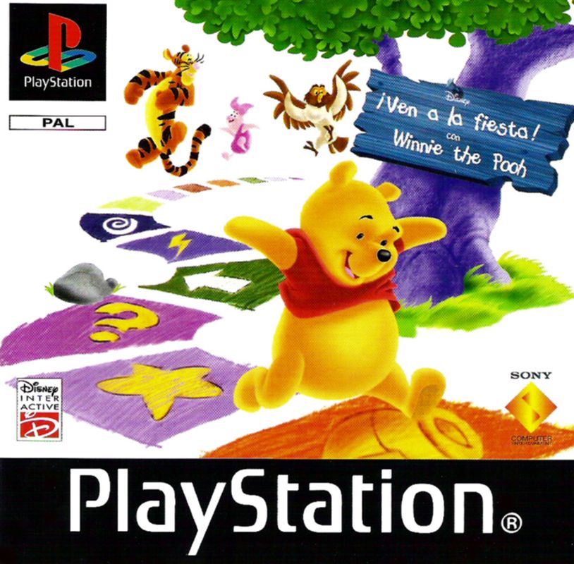 Front Cover for Disney's Pooh's Party Game: In Search of the Treasure (PlayStation)