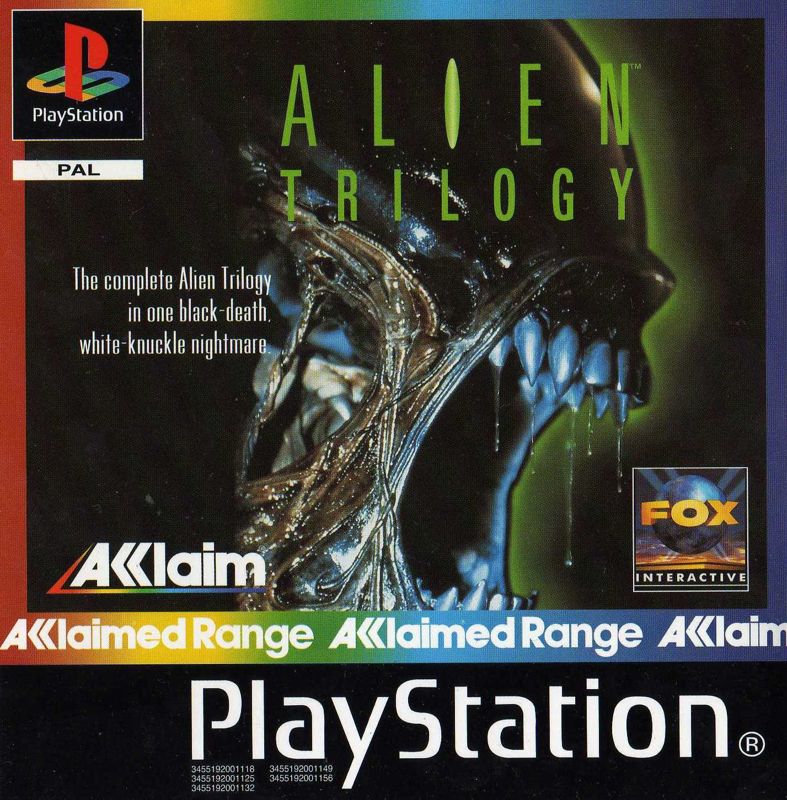 Front Cover for Alien Trilogy (PlayStation)