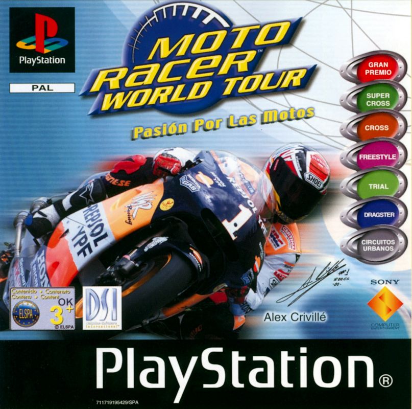 Front Cover for Moto Racer World Tour (PlayStation)