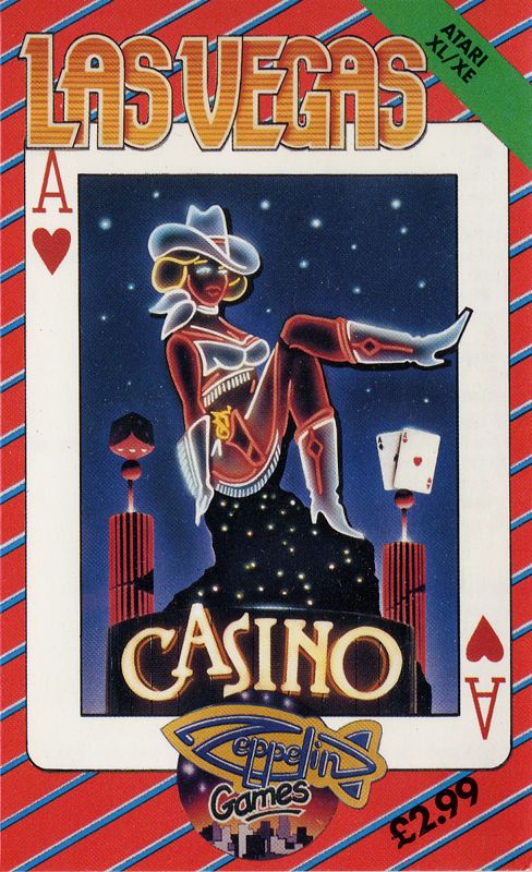 Front Cover for Las Vegas Casino (Atari 8-bit): Center