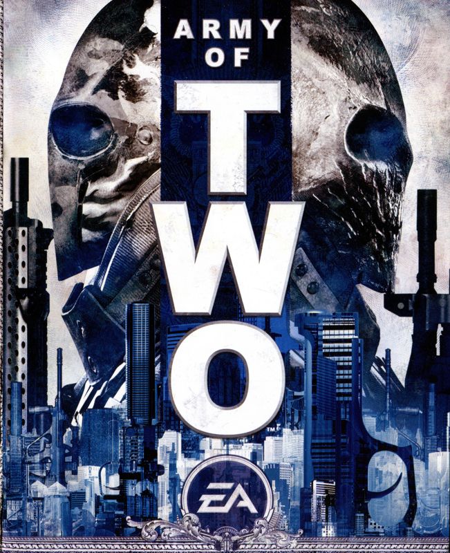 Manual for Army of Two (PlayStation 3): Front