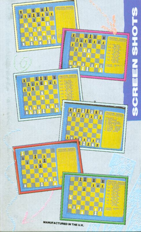 Inside Cover for Master Chess (Atari 8-bit)