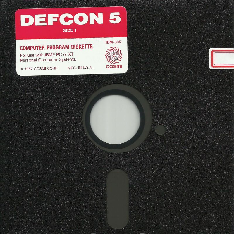 Media for Defcon 5 (DOS) (5.25" disk release): Disk 1/2