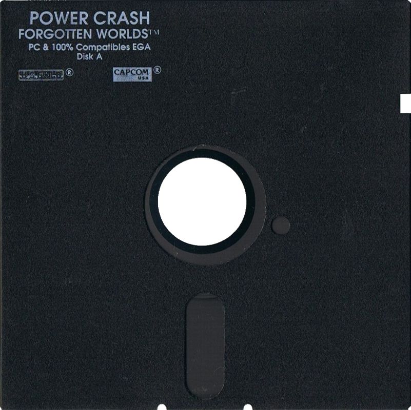 Media for Power Crash (DOS): <i>Forgotten World</i> (EGA) Disk A
