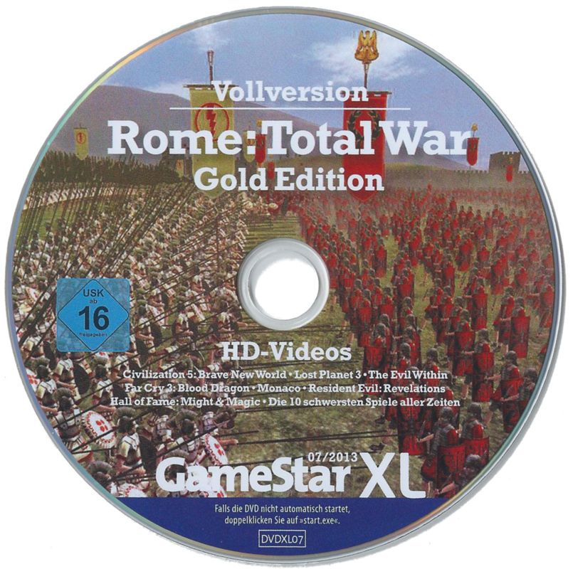 Media for Rome: Total War - Gold Edition (Windows) (GameStar XL 07/2013 covermount)