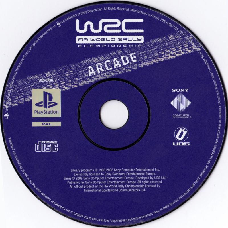 Media for WRC: FIA World Rally Championship Arcade (PlayStation)