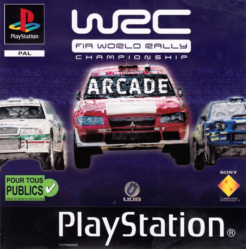 Front Cover for WRC: FIA World Rally Championship Arcade (PlayStation)