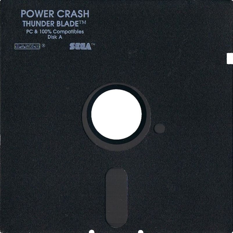 Media for Power Crash (DOS): <i>Thunder Blade</i> Disk A