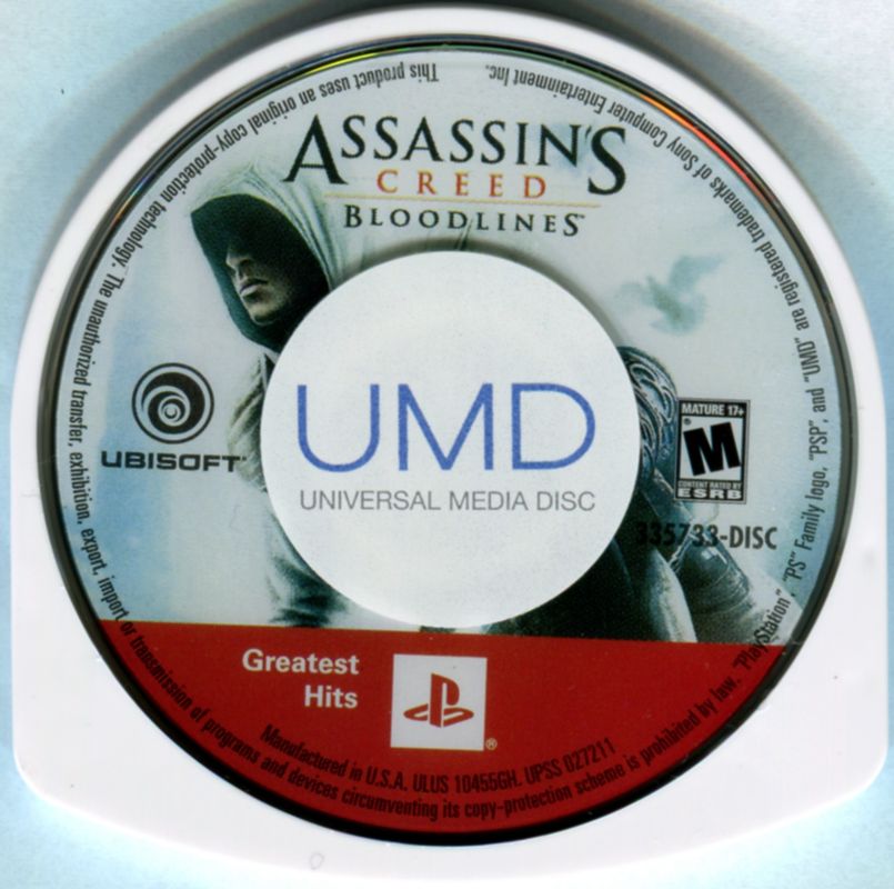 Assassins creed Bloodlines Sony PSP No Manual 