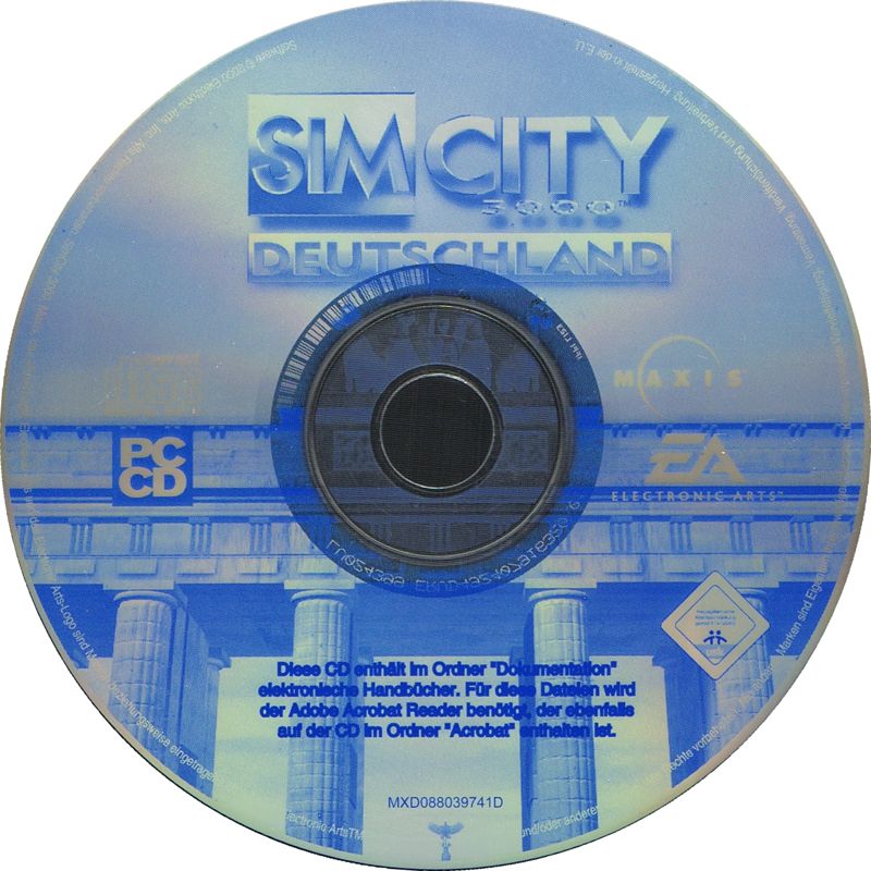 Media for SimCity 3000 Unlimited (Windows) (Budget release)