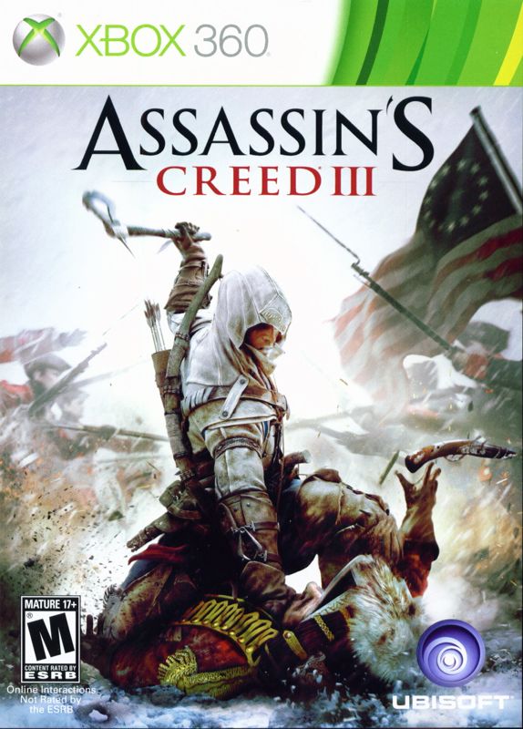 Front Cover for Assassin's Creed III (Xbox 360)