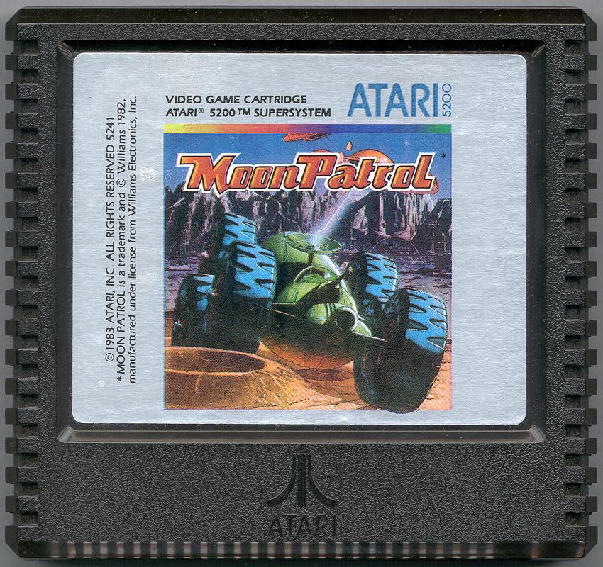 Media for Moon Patrol (Atari 5200)