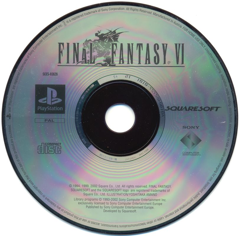 Media for Final Fantasy III (PlayStation)