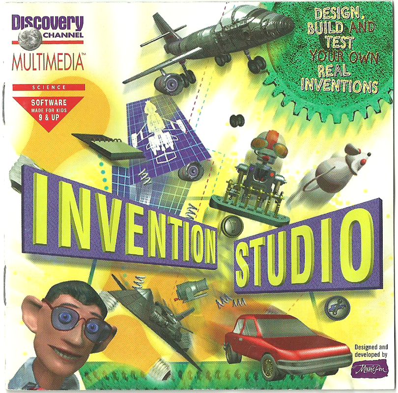 Front Cover for Invention Studio (Windows and Windows 3.x)