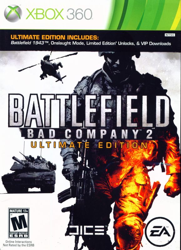 Front Cover for Battlefield: Bad Company 2 - Ultimate Edition (Xbox 360)