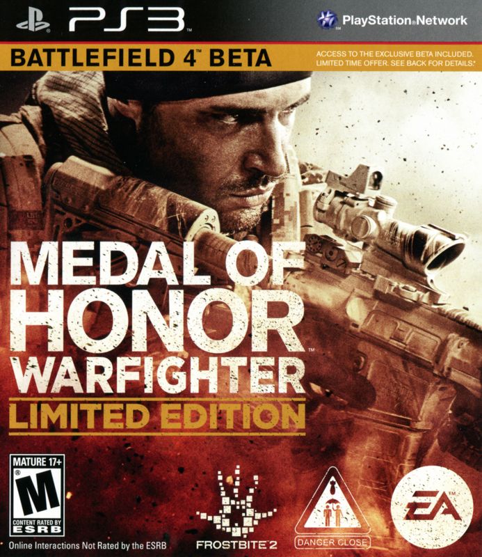 Front Cover for Medal of Honor: Warfighter (Limited Edition) (PlayStation 3)