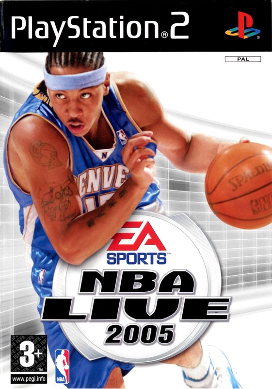 Front Cover for NBA Live 2005 (PlayStation 2)