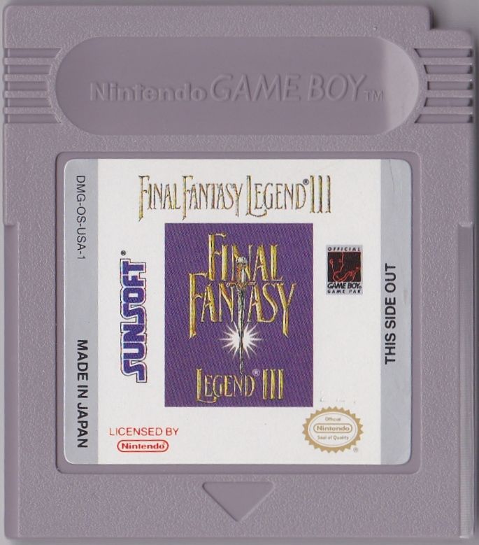 Media for Final Fantasy Legend III (Game Boy) (SunSoft release)