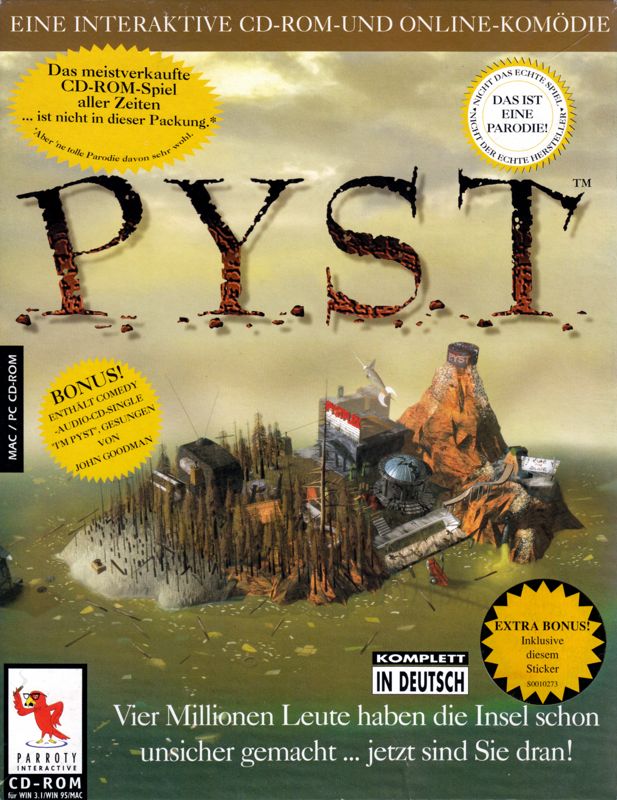 Front Cover for Pyst (Macintosh and Windows and Windows 3.x)