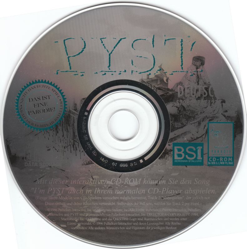 Media for Pyst (Macintosh and Windows and Windows 3.x)