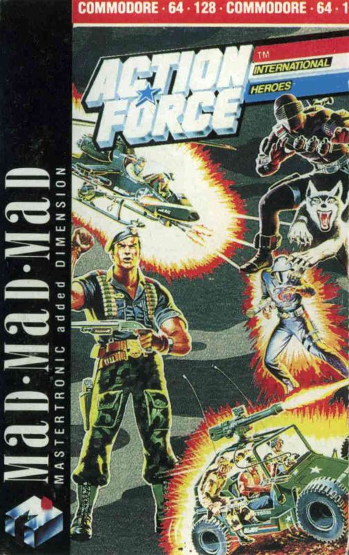 Front Cover for Action Force (Commodore 64) (Budget re-release)