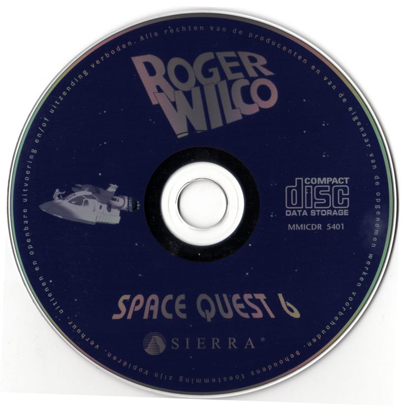 Media for Space Quest 6: Roger Wilco in the Spinal Frontier (DOS and Windows and Windows 3.x)