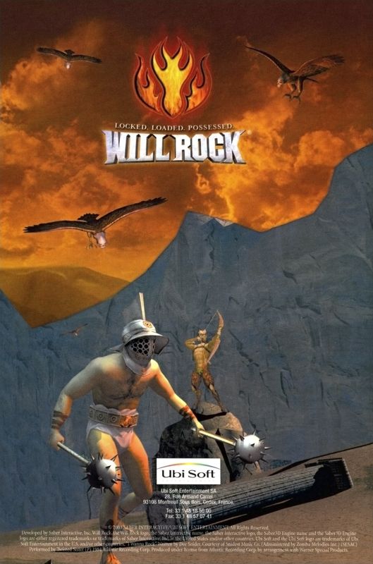 Manual for Will Rock (Windows): Back