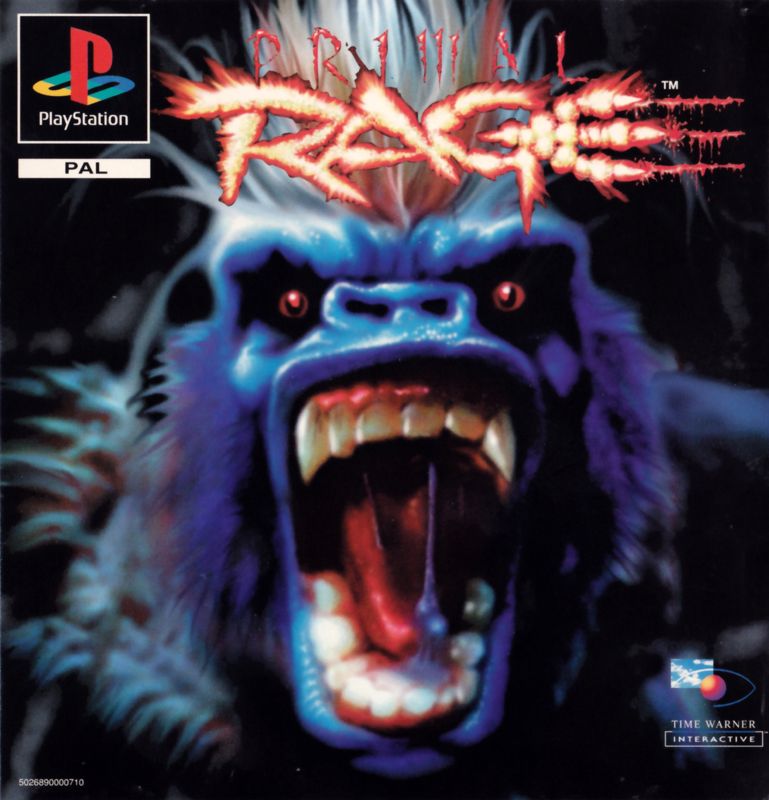 Front Cover for Primal Rage (PlayStation)