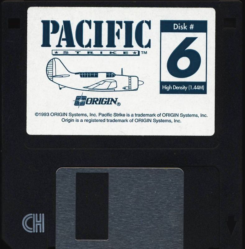 Media for Pacific Strike (DOS): Disk 6